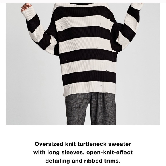 Zara oversized turtleneck sweater - Picture 2 of 3